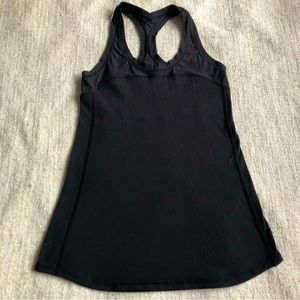 Black lululemon workout tank top